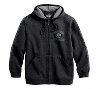 Harley-Davidson Men's Hooded Willie G Skull Sweatshirt 99107-18VM