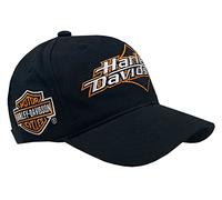 HARLEY-DAVIDSON Men's Joy Ride Bar & Shield Baseball Cap - Black BC05230