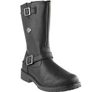 Harley Davidson Mens Randy Black Leather Boots 8 UK