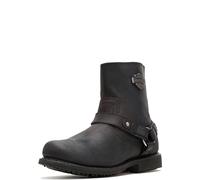 Harley Davidson Scout Mens Zip Motorcycle Biker Chelsea Ankle Boots Size UK 7-12