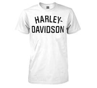 Harley-Davidson Men's T-Shirt, Heritage Distressed Script, White 30294029 (M)