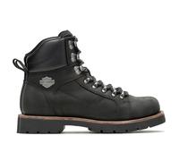 HARLEY-DAVIDSON Mens Windon Full Grain Leather Black Boots 9 UK