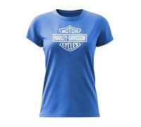 Harley-Davidson Military Women’s Exclusive Overseas Tour Limited Edition, Heather Royal Blue, XXL