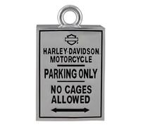 Harley-Davidson Motorcycle H-D Parking Only Sign Ride Bell - Shiny Silver
