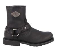 Harley Davidson Scout Mens Zip Motorcycle Biker Chelsea Ankle Boots Size UK 7-12