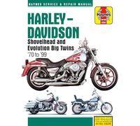 Harley-Davidson Shovelhead,Evolution Big Twins (70-99) Haynes Manual (Paperback)