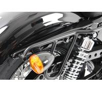 Harley-Davidson Sportster 883 Saddlebag holder Cutout Black BY HEPCO AND BECKER