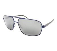 HARLEY DAVIDSON Sunglasses Satin Blue Black/ Silver Mirror AR Lenses HD2001 91A