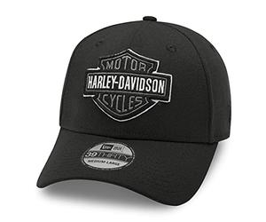 HARLEY-DAVIDSON Tonal Logo 39THIRTY Cap Peaked Cap, black, M