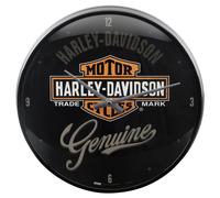 Nostalgic-Art 51082 Harley-Davidson - Genuine, Wall Clock 31cm