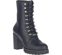 Harley-Davidson Women's Seneca 7" Lace Motorcycle Boot, Black, 6.5 UK