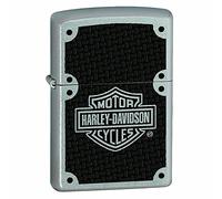 Harley Davidson Satin Chrome Zippo Lighter - A26107