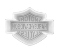 Harley Freshie Motorcycle Man Scent Toughened Aroma Beads Mold 4" x 3" x 0.8" D Country Resin Car Candle Soap Freshie Oven Safe Silicone Heat Resistant