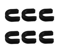 Harley Luggage Rack Side Plate mounting Bracket Grommet Fits for Harley Touring Sissy Bar Backrest 1987-2024, Part for 52682-09, (Black#6)