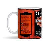 Harley Motor Oil Inspired Gift Tea/Coffee Mug Motorcycle Car Mechanic Coffee Tea Mug Unique 11oz White Ceramic Mug.