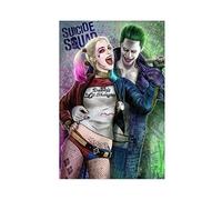 Harley Quinn And Jack The Joker Canvas Poster Wall Art Decor Print Picture Painting Canvas Poster Wall Art Decor Print Picture Paintings for Living Room Bedroom Decoration Unframe-style 08x12inch(20x3