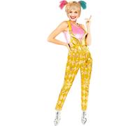 HARLEY QUINN BIRDS OF PREY BOOBY TRAP ADULTS OFFICIAL FANCY DRESS COSTUME DC