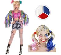 HARLEY QUINN BIRDS OF PREY OFFICIAL ADULTS FANCY DRESS COSTUME FILM DC COSPLAY