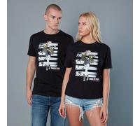 Harley Quinn Block Panel Unisex Birds of Prey T-Shirt - Black | Size: Medium Harley Quinn Black M