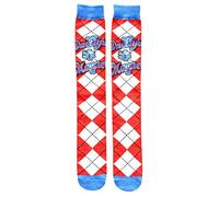 Harley Quinn Daddy's Lil Monster Argyle Juniors/Womens Knee High Socks