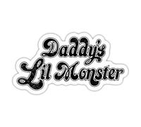 Harley Quinn Daddy's Lil Monster Sticker Size S (10 x 10 cm)