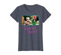 Harley Quinn Hanging with Poison Ivy T-Shirt, Women, Heather Blue, X-Small