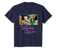 Harley Quinn Hanging with Poison Ivy T-Shirt, Youth, Navy Blue, 4T