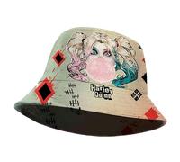 Harley Quinn Mad Love-Children's Bucket Hat, Beige, 25 x 15 cm