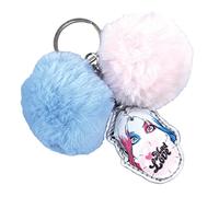 HARLEY QUINN - Mad Love - Metal Keyring & Pompom