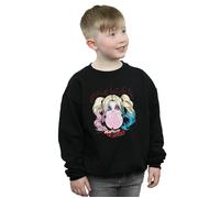 Harley Quinn Mad Love Sweatshirt DC Comics Black 5-6 Years