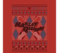 Harley Quinn Men's Christmas T-Shirt - Red - XL