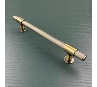 Harley & Wager Chelmsford Knurled Cabinet Handles - Bar Handles & Drawer Knobs - Kitchen Cupboard Door Pulls - Textured Furniture Hardware - Available in 2 Finishes (160mm Centres - Antique Brass)