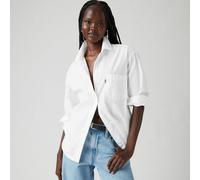 Levi's Women's Harlie New Boyfriend Button Down Shirt, Bright White, XS