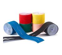 Harloon 6 Rolls Scalloped Bulletin Board Borders Decorative Classroom Bulletin Board Trim Poster Decor for Teacher Students White Cork Wall Locker (6 Colors)