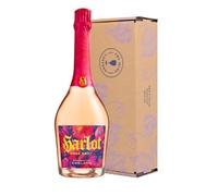 Harlot Rosé Brut English Sparkling Wine 75cl, Charmat Method Pink Fizz from Kent and Essex, Bacchus, Pinot Noir, Meunier and Chardonnay Blend, Vegan Friendly, 12.5% ABV