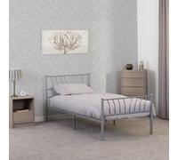 Seconique Maya Single 3Ft Solid Distressed Wax Pine Wood Bed Frame