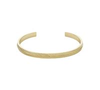 Harlow Linear Texture Gold-Tone Stainless Steel Bangle Bracelet