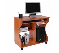 Harlow Mobile Computer Desk Rolling Table Home Office Workstation UK Compact Pro