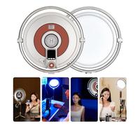 Harlowe Sol Spectra 40W LED Panel Light for Studio and Travel, RGBCW Light Kit for Photography and Video Recording 9.5 Inch Round Light Panel with Remote for Vloging, Podcast