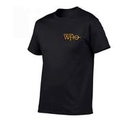 HARLSO Men Fashion Short Sleeve for Doctor Who Summer Quick Dry Tops Fashion Crewneck Loose Shirts Light Breathable Clothing for Sports Running,A-M