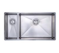 Harlyn Carbis 150 Extra Large Stainless Steel Undermount Kitchen Sink, 1.5 Left Hand Bowl