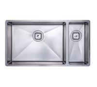 Harlyn Carbis 150 Extra Large Stainless Steel Undermount Kitchen Sink, 1.5 Right Hand Bowl
