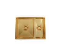 Harlyn Carbis 150 Gold Pvd Undermount Kitchen Sink, 1.5 Reversible