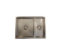 Harlyn Carbis 150 Gunmetal Pvd Undermount Kitchen Sink, 1.5 Reversible