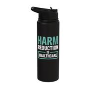 Harm Reduction is Healthcare Stainless Steel Insulated Water Bottle