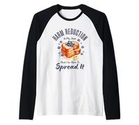 Harm Reduction Is My Jam - Overdose Awareness Nurse Raglan Baseball Tee