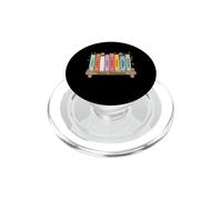 Harm Reduction Purple Ribbon Overdose Awareness Nurse PopSockets PopGrip for MagSafe