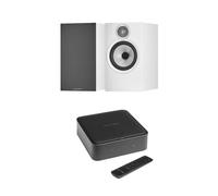 Harman Kardon Citation Amp with Bowers & Wilkins 606 S3 Bookshelf Speakers White Package