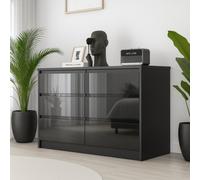 Harmin 6 Drawer High Gloss Chest / Sideboard / Cabinet Handleless Sleek Design