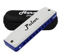 Harmo Polar Diatonic Harmonica Key of E, Paddy Richter Tuning - Specialized for Irish, Bluegrass, Celtic, and Folk Music, Mouth Organ With Case, Harmonica for Kids, Adults, Beginners & Professionals